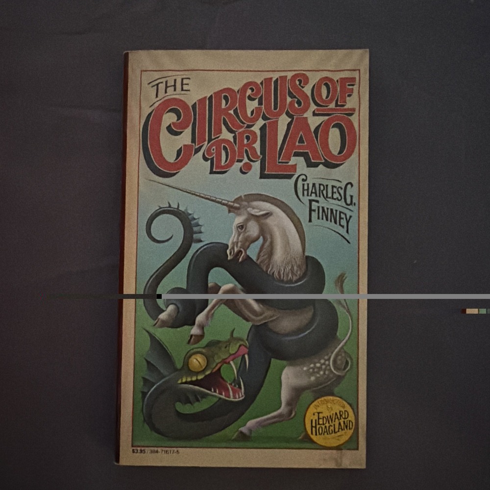 CIRCUS OF DR. LAO By Charles G. Finney Vintage PB 1st thus